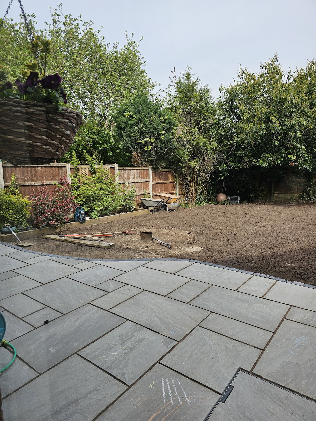 Fresh turf and lawn finished by Cottam Landscapes